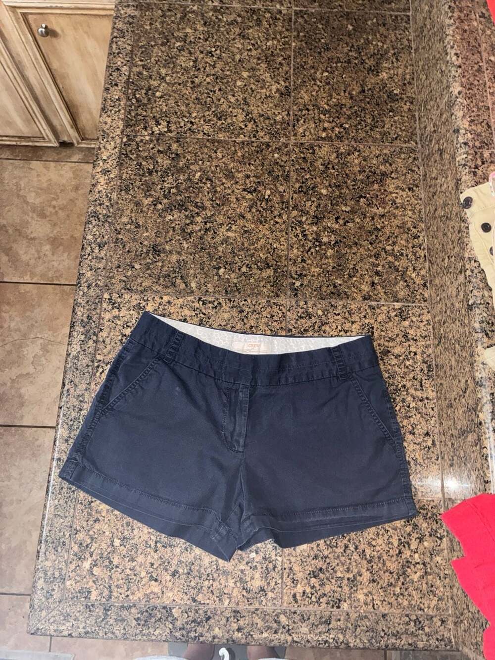 J.Crew Broken-In Chino Shorts Navy Blue Size 4
